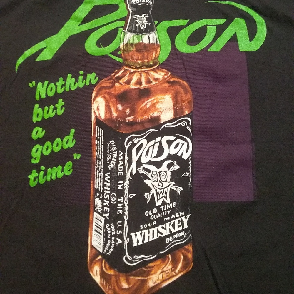 Poison 1986 Band Shirt